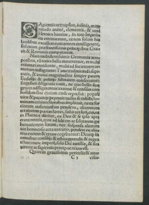 Sapientia vero ipsius, iustitia, magnitudo animi, clementia, & vere Heroica bonitas ...