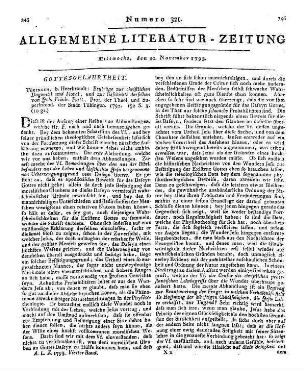 Flatt, Johann Friedrich von: Beyträge zur christlichen Dogmatik und Moral und zur Geschichte derselben / von Johann Friedrich Flatt .... - Tübingen, ... Bey Jakob Friedrich Heerbrandt, 1792