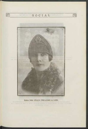 Social - [Fotografía de] Señora Doña Amalia Fernández de Loor