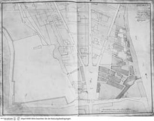 Rom, Grundriss der Piazza del Popolo und angrenzender Gebiete