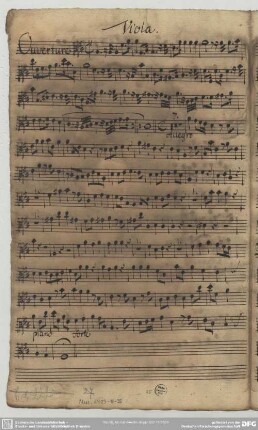 Händel, G. F., Riccardo primo re d'Inghilterra, HWV 23 <Ouvertüre>