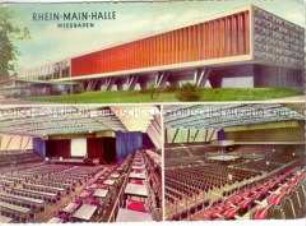 Ansicht der Rhein-Main-Halle in Wiesbaden