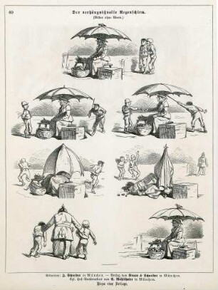 "Der verhängnißvolle Regenschirm"