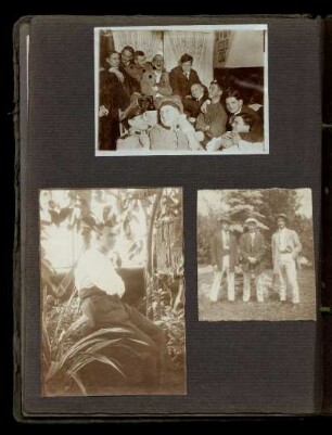 Gruppen- und Einzelaufnahmen, Innen- und Aussenaufnahmen