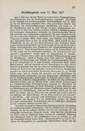 Reichstagsrede vom 15. Mai 1917