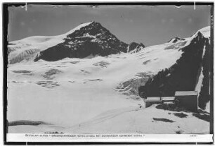 Ötztaler Alpen Braunschweiger Hütte (2759 Meter) mit Schwarzer Schneide (3370 Meter)