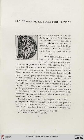 4. Pér. 15.1919: Les débuts de la sculpture romane