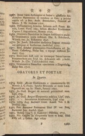 Oratores et Poetae