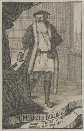 Bildnis des Henricus Bullinger