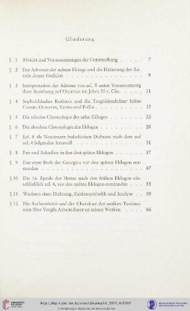 Gliederung