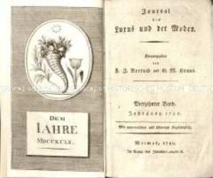 Modezeitschrift. 14. Jahrgang 1799