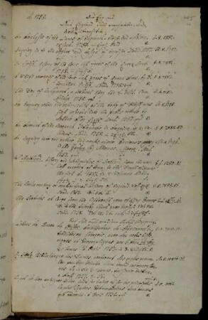 Aus England sind verschrieben [...]. - Noch sind auf gnädigen Befehl hinzugelegt. - Ex Auctione Hildesiensi d. 16. Octob. 1758. - Auf gnädigen Befehl sind beygelegt.
