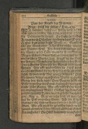 LXXII. Von der Krafft der Artzeney. Artzt / hilff dir selber / Luc.4/23.