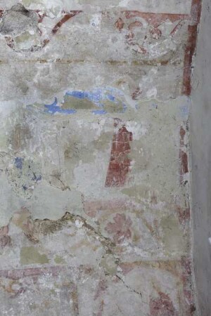 Szenen aus Heiligenlegenden — Malerei an der nördlichen Tonnenwand — Wandbild