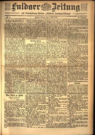 Ausgabe vom Montag, den 04. März 1901.