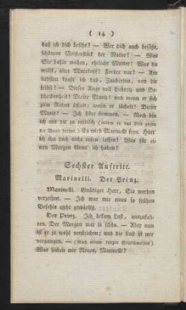 Sechster Auftritt. Marinelli. Der Prinz.
