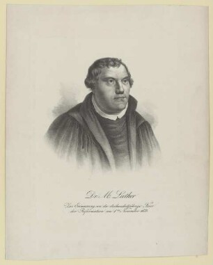 Bildnis des M. Luther