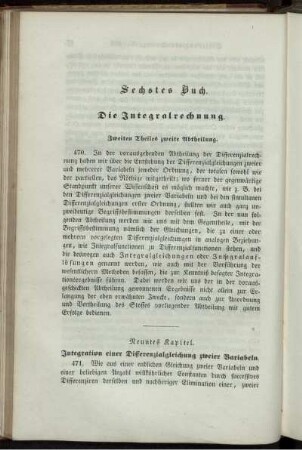 Die Integralrechnung.