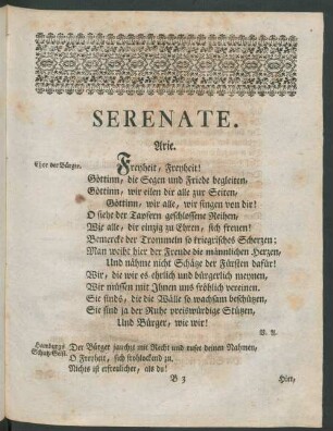 Serenate