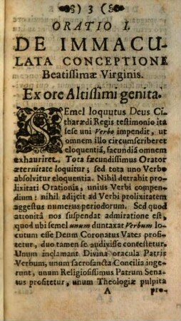 Orationes Nicolai Avancini è Soc. Jesu : In tres partes divisae, 2. De Beatissima Virgine Deiparente Et Sanctis