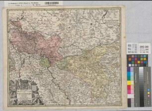 Kleve (Herzogtum) Mark (Grafschaft) Territorialkarte Nova et accurata ducatus Cliviae et comitatus Marchiae ... delineatio 1.H. 18.Jh. 3 dt. Meilen = 6,8 cm 48 x 56 farb. Kupferstich: Matthäus Seutter, Augsburg B I Nr. 15