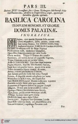 Pars III
