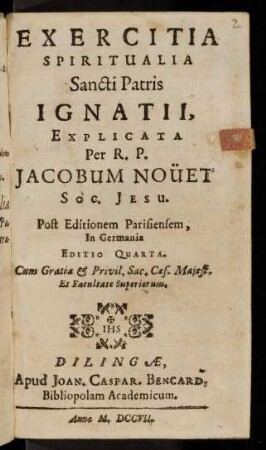 1-125, Exercitia Spiritualia Sancti Patris ...