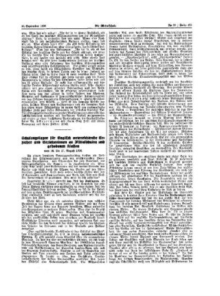 Schulungslager für Englisch unterrichtende Erzieher und Erzieherinnen an Mittelschulen und gehobenen Klassen : vom 16. bis 27. August 1936