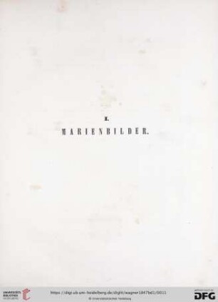 I. Marienbilder
