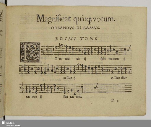 Magnificat quinque vocum