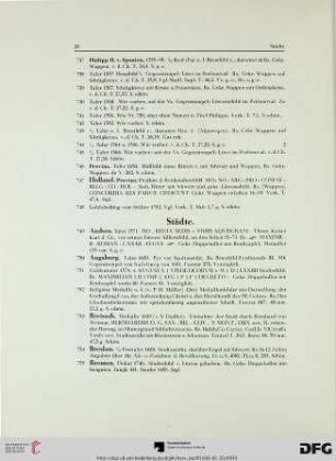 Städte (Nr. 749-836)