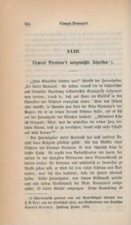 624-627 Clemens Brentano's ausgewählte Schriften