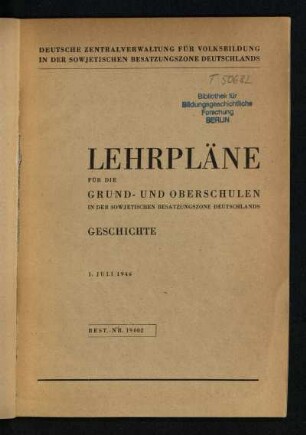 1946: Geschichte