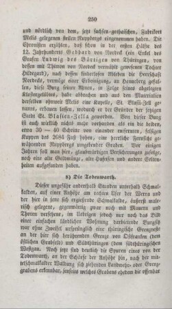 8) Die Todenwarth.