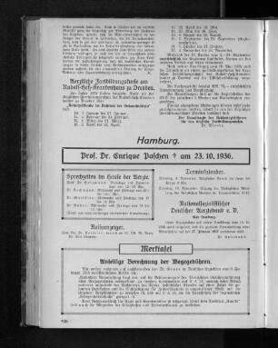 Merktafel Anteilige Berechnung der Wegegebühren