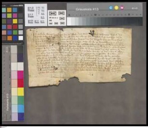 Bermersheim: Bekenntnis über 3 1/2 Malter Korns zu Bermersheim an das Kloster Rupertsberg jährlich zu reichen