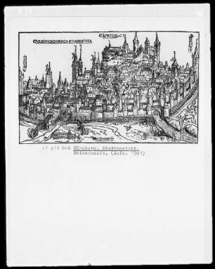 Nürnberg, Stadtansicht (aus Schedels Weltchronik?)