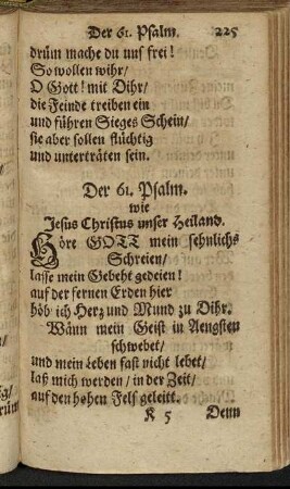 Der 61. Psalm. - Der 70. Psalm.