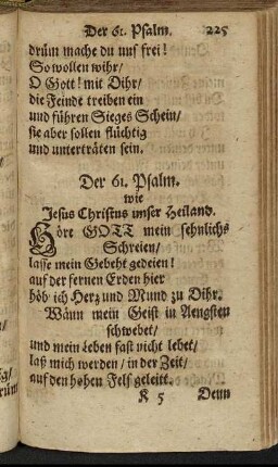 Der 61. Psalm. - Der 70. Psalm.