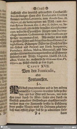 Caput XVII. Von den Fonticulis oder Fontanellen