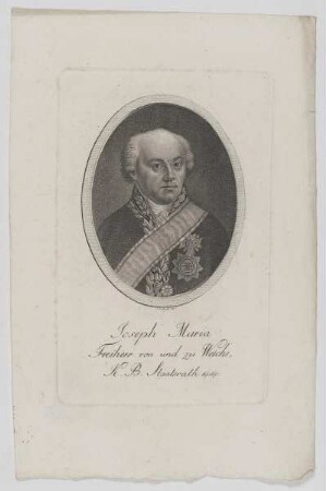 Bildnis des Joseph Maria von und zu Weichs