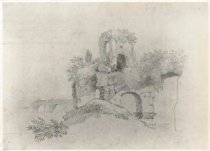 Bewachsene Ruinen