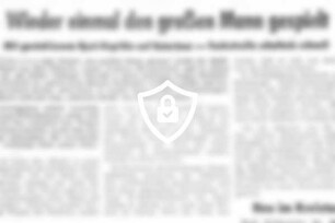 Wieder einmal [Name maskiert] Mann gespielt