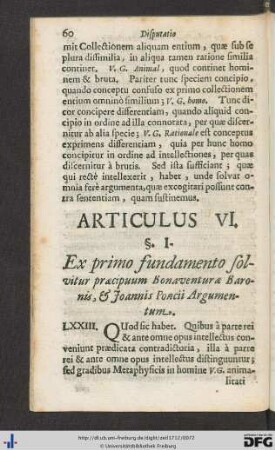 Articulus VI.