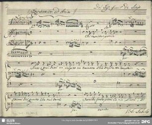 Ifigenia in Tauride. Excerpts - Mus.1-F-82,30-2 : S, vl, b
