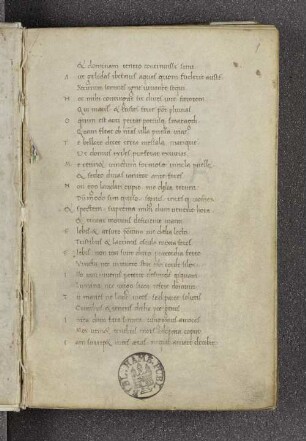 Tibullus: Carmina (unvollständig: Anfang fehlt bis I 1,45)