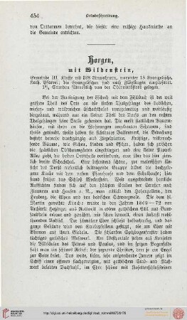 Horgen: mit Wildenstein