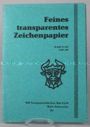 Mappe (DIN A4) "Feines transparentes Zeichenpapier", 25 Blatt