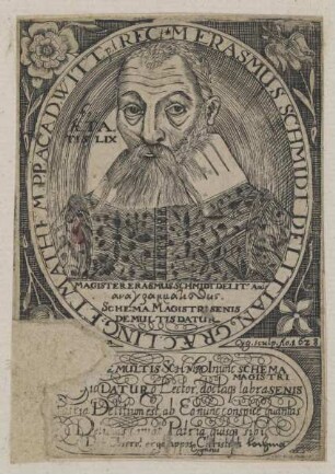 Bildnis des Erasmus Schmidt