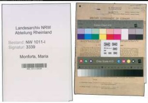 Entnazifizierung Maria Monforts , geb. 25.03.1887 (Prokuristin)